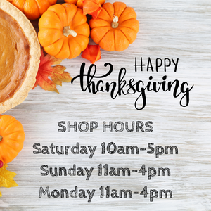 Thanksgiving Shop Hours