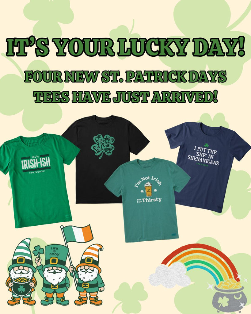 🍀 New St. Patrick’s Day Tees Are Here! 🍀