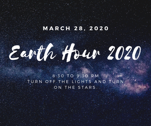 Earth Hour-Lights Out March 28th