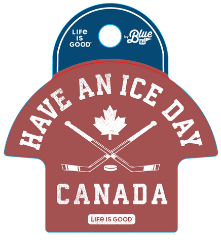 3.5" Sticker-Stick Hockey Canada