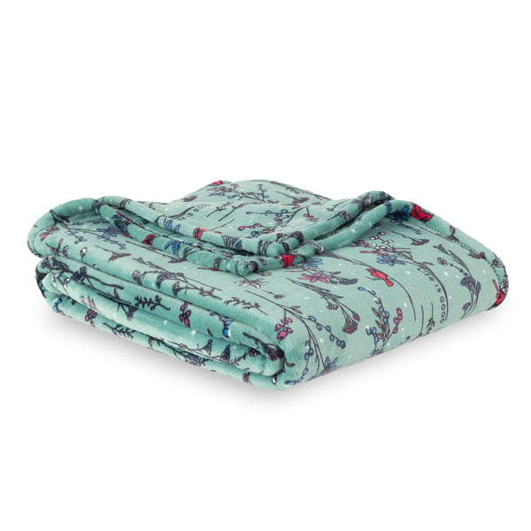 Plush Throw Blanket - Cardinal