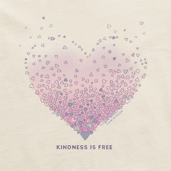Women's  Relaxed Sleep Vee Kindness is Free