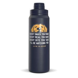 26oz Stainless Water Bottle I'll Be Watching Dog