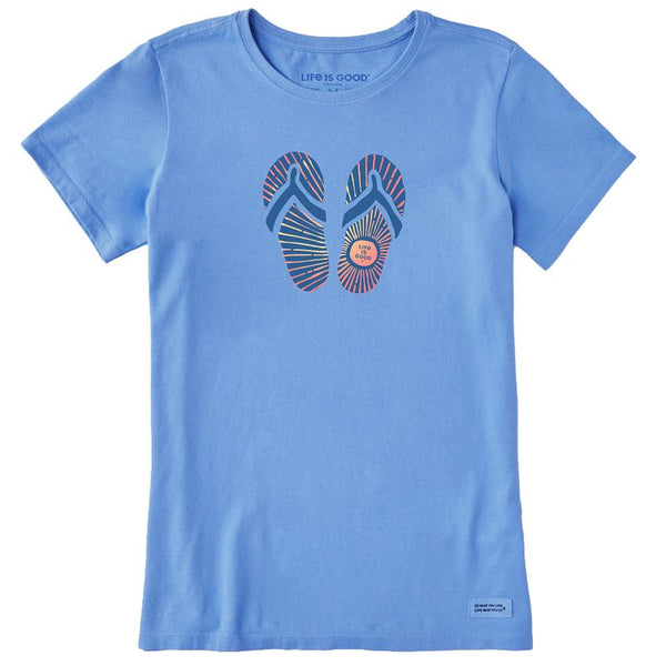 Women's Crusher Tee-Sunburst Flip Flops