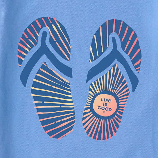 Women's Crusher Tee-Sunburst Flip Flops