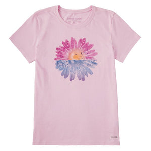 Women's Crusher Tee-Under Watercolour Daisy