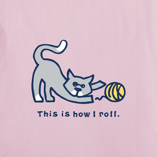 Women's Crusher Vee-How I Roll Cat