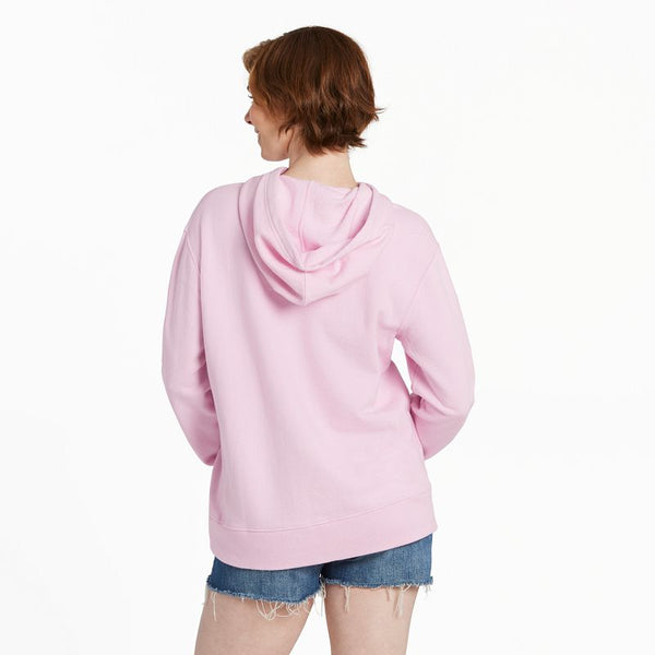 Women's Simply True Fleece Hoodie-Breathe Circle