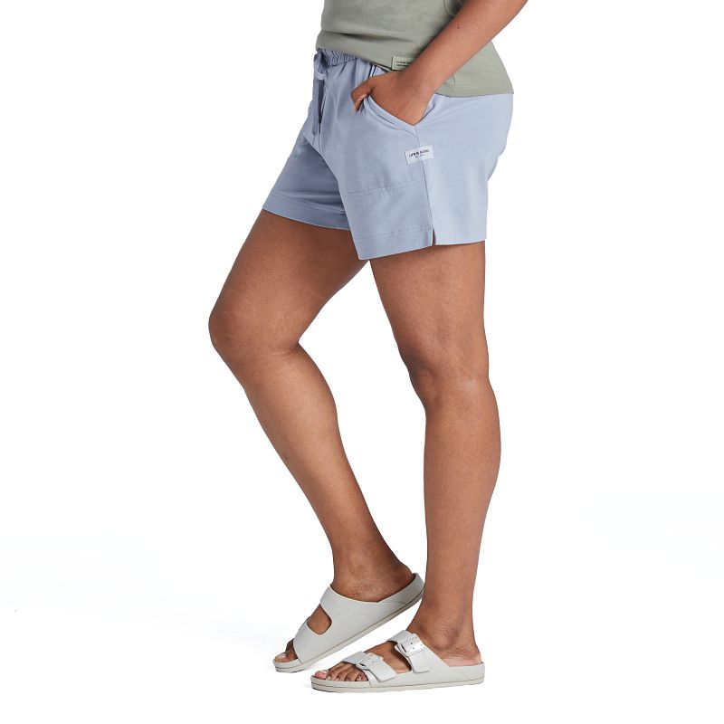Women's Crusher Flex Shorts-Stone Blue