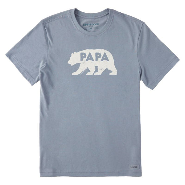 Men's Crusher Tee-Papa Bear Silhouette