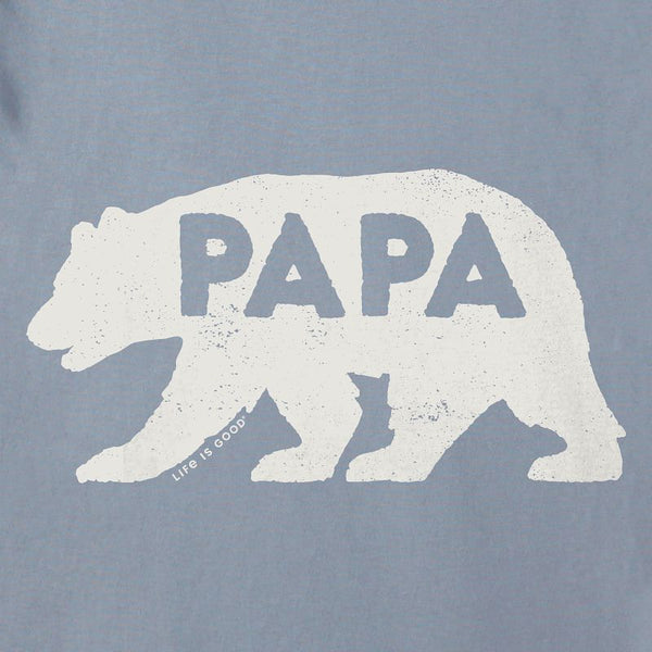 Men's Crusher Tee-Papa Bear Silhouette