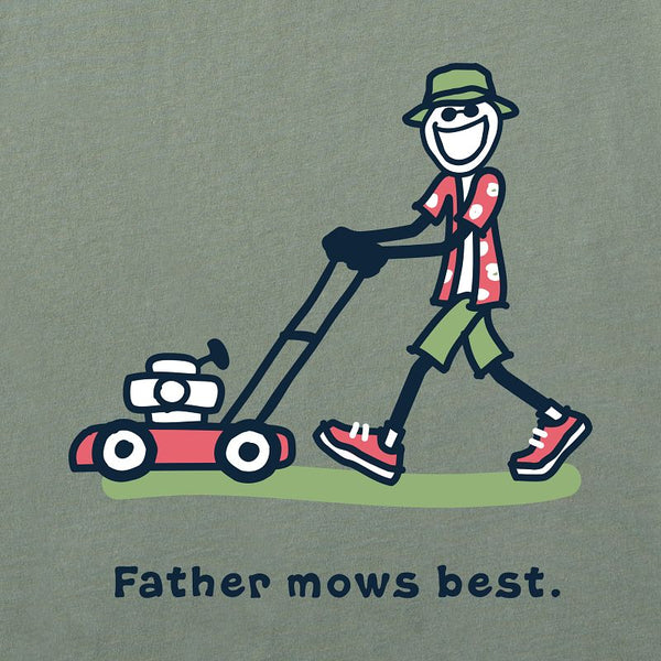Men's Crusher-LITE Tee-Jake Father Mows Best Push Mower