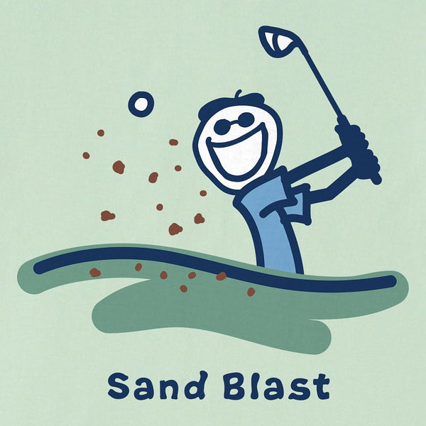 Men's Crusher Tee-Jake Sand Blast Golf