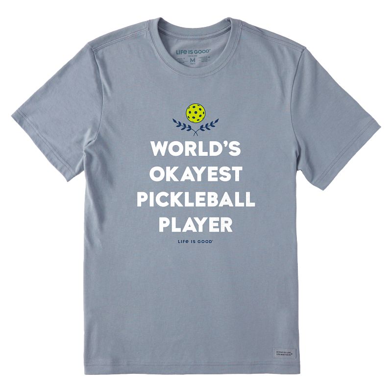 Men's Crusher Tee-World's Okayest Pickleball Player