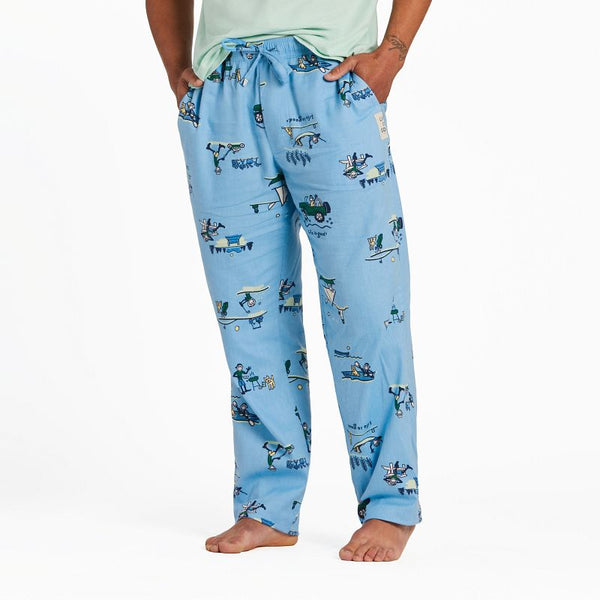 Men's Sleep Pants-Summer Pattern