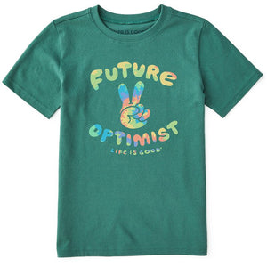 Kids Crusher Tee-Future Optimist