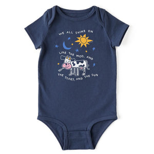 Baby Bodysuit-All Shine on Cow