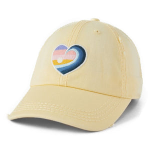 Sunwashed Chill Cap-Sunrise Surf Heart