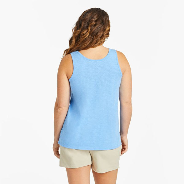 Women's Textured Slub Tank - Sand Dollar