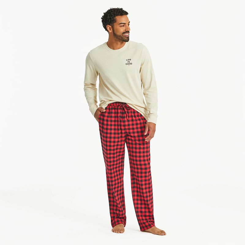 Men's Classic Sleep Pants - Buffalo Check Pattern