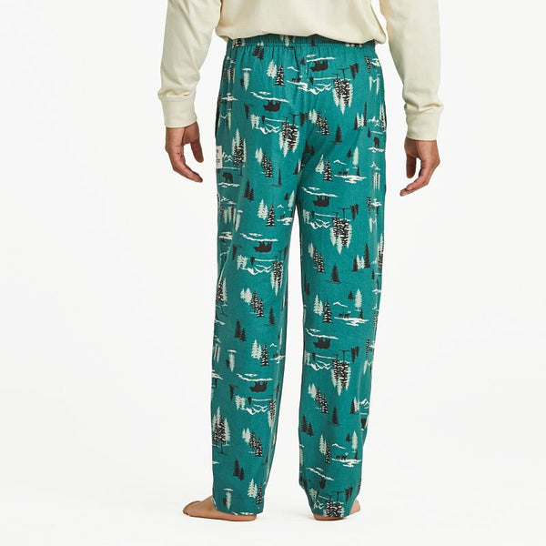 Men's Classic Sleep Pants - Woodland Pattern