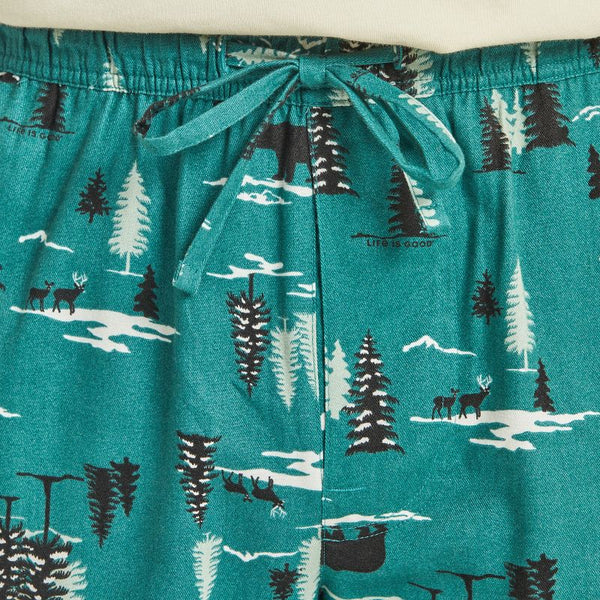 Men's Classic Sleep Pants - Woodland Pattern