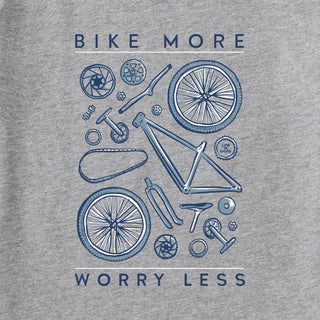 Men's Crusher Tee - Bike More Worry Less