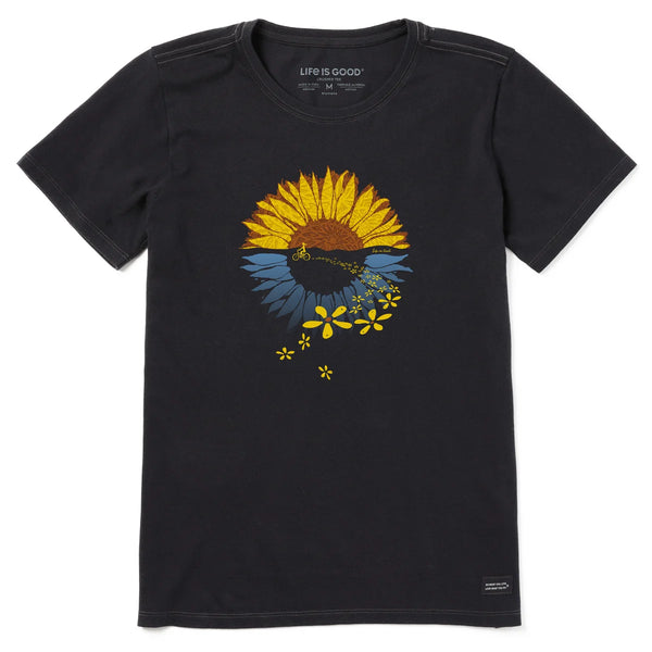 Women's Crusher Tee - Sunflower Bike