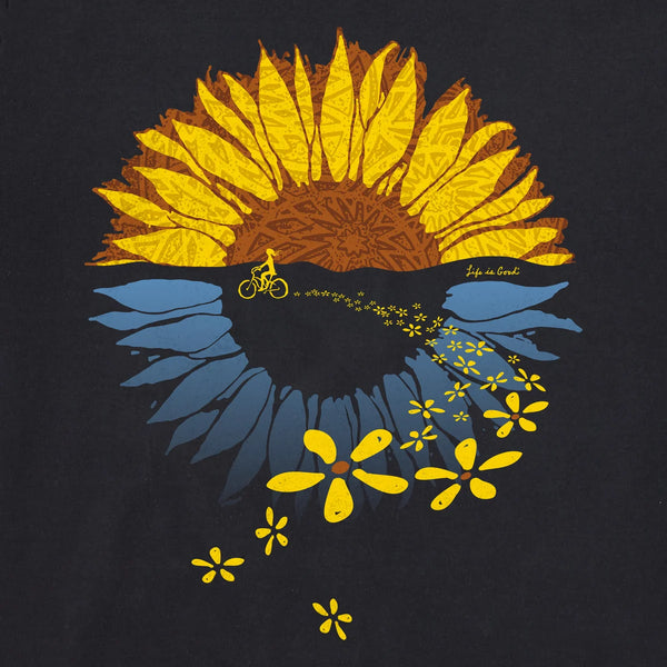 Women's Crusher Tee - Sunflower Bike