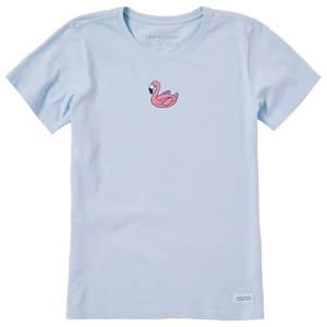 Women's Crusher Tee - Flamingo Floaty