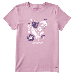 Women's Crusher Tee - Flower For The Hope