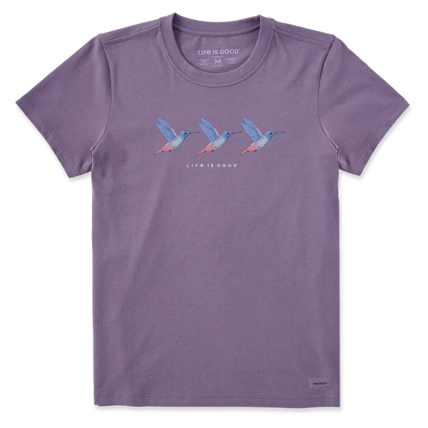Women's Crusher Tee - Three Hummingbirds