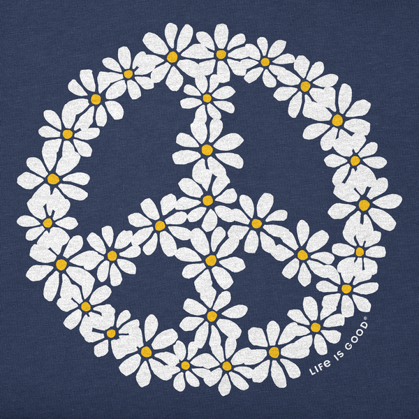 Women's Crusher Tee - Peace Daisy Chain