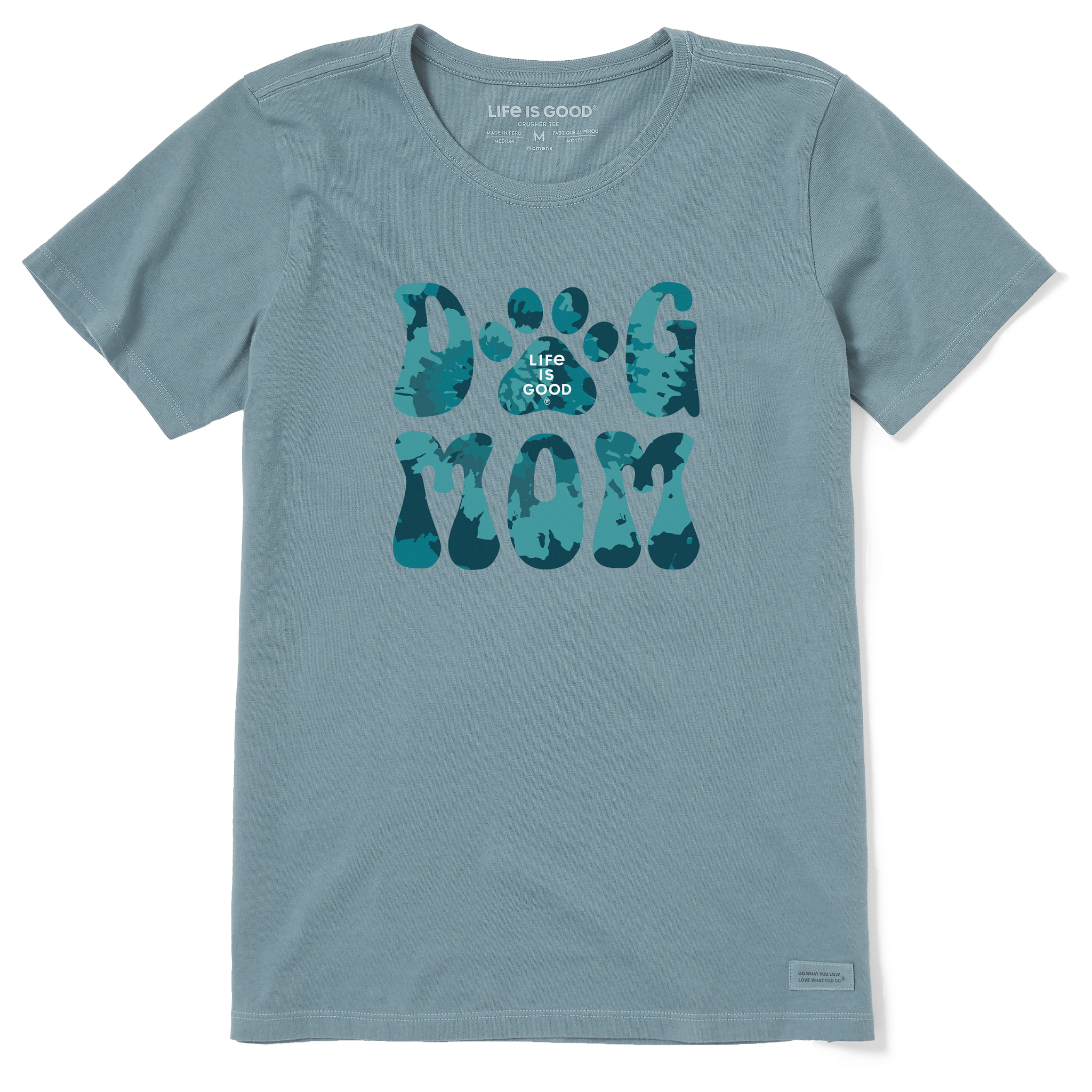 Women's Crusher Tee - Tie Dye Dog Mom