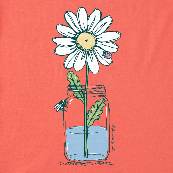 Women's Crusher Tee - Daisy Jar