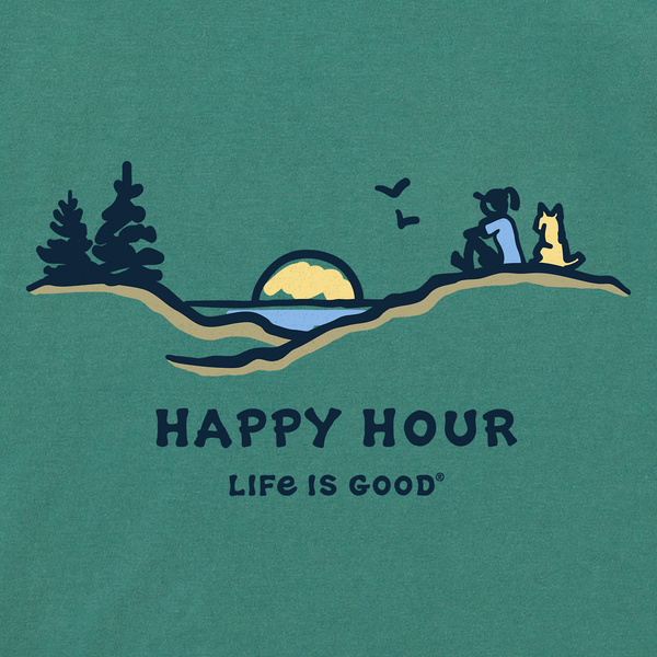 Women's Crusher Vee - Happy Hour Sunset