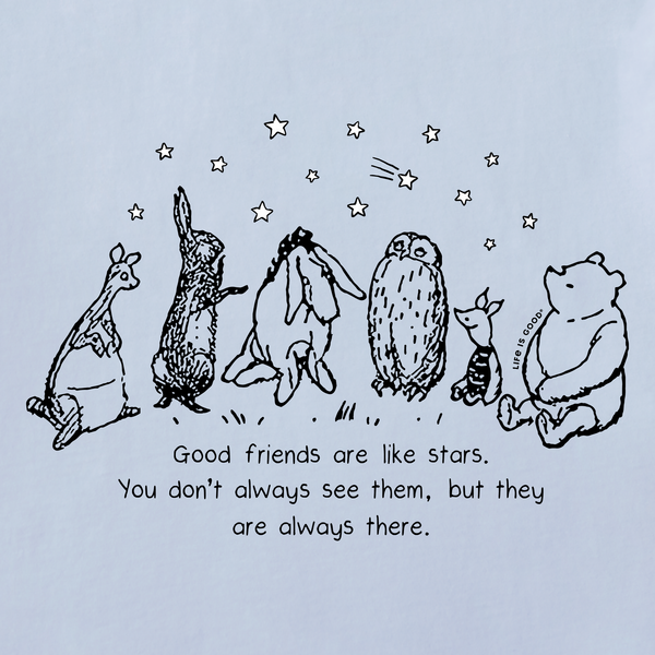 Women's Crusher Vee - Friends are like Stars (Pooh)
