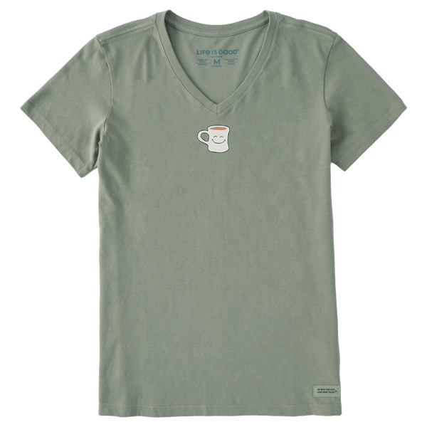 Women's Crusher Vee - Smile Coffee