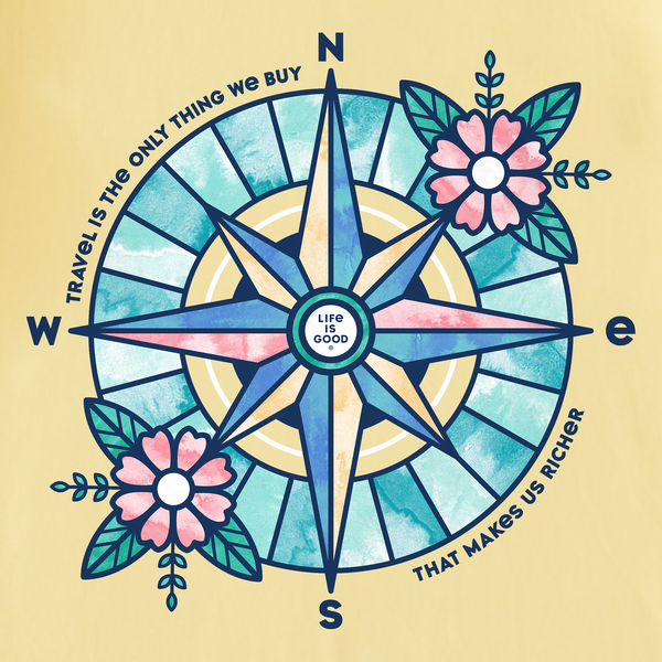 Women's Crusher-LITE Tee - Floral Compass