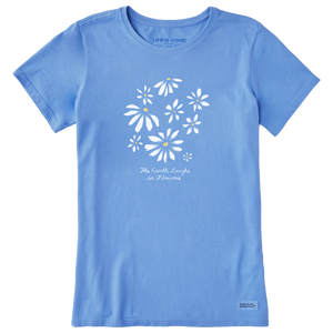 Women's Crusher-LITE Tee - Earth Laughs Daisy
