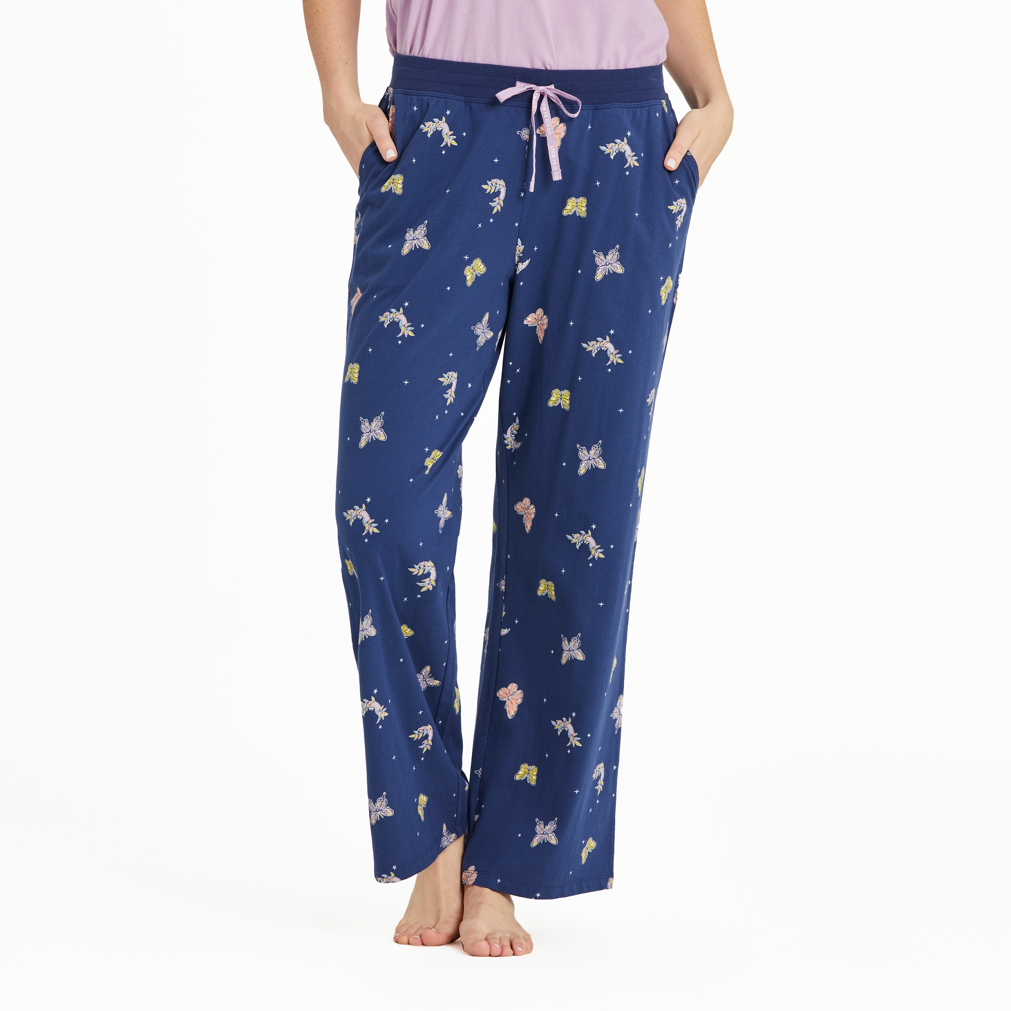 Women's Snuggle Up Sleep Pant - Celestial Butterflies