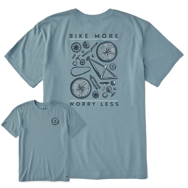 Men's Crusher Tee - Bike More Worry Less