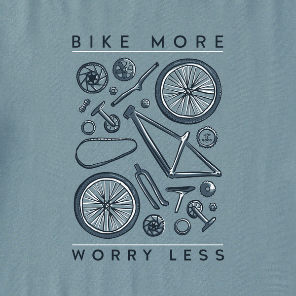 Men's Crusher Tee - Bike More Worry Less