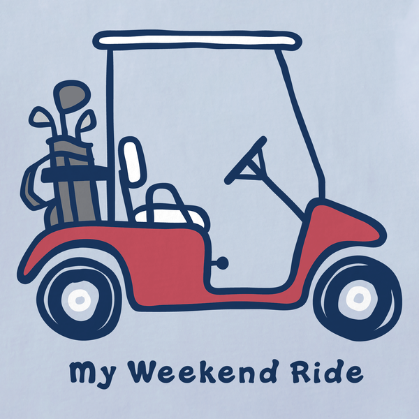 Men's Crusher Tee - My Weekend Ride Golf