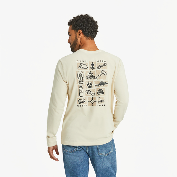 Men's Long Sleeve Crusher Tee - Camp More