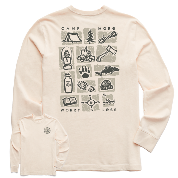 Men's Long Sleeve Crusher Tee - Camp More