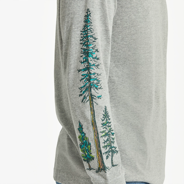 Men's Long Sleeve Crusher Tee - Jake Trees