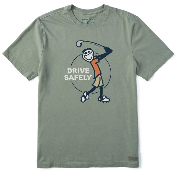 Men's Crusher-LITE Tee - Jake Golf Drive Safely