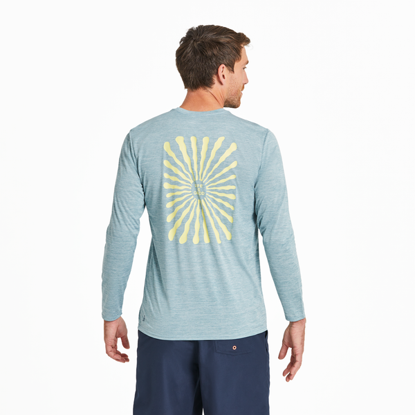 Men's Long Sleeve Sun Crusher Tee - Radiating Sun