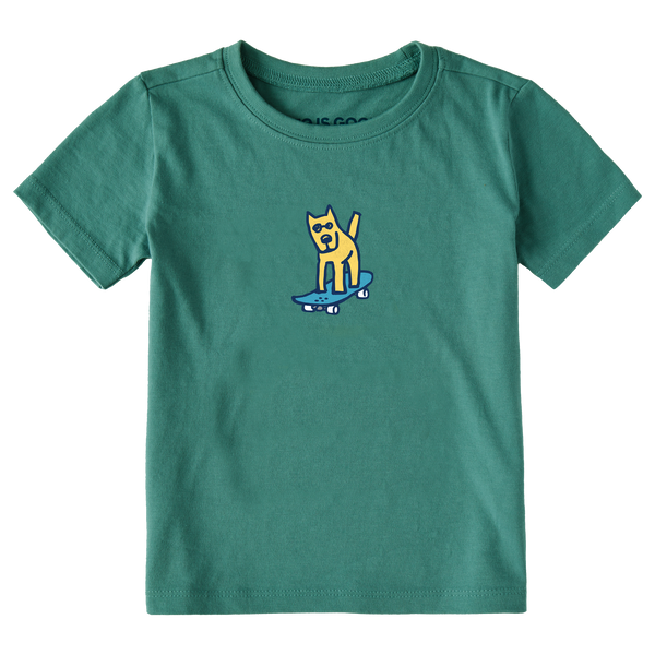 Toddler Crusher Tee - Vintage Rocket Skateboard
